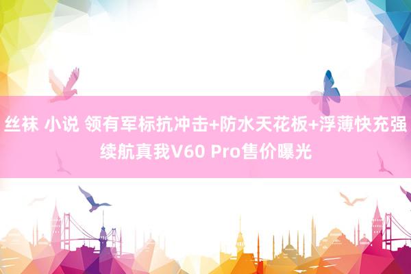 丝袜 小说 领有军标抗冲击+防水天花板+浮薄快充强续航真我V60 Pro售价曝光